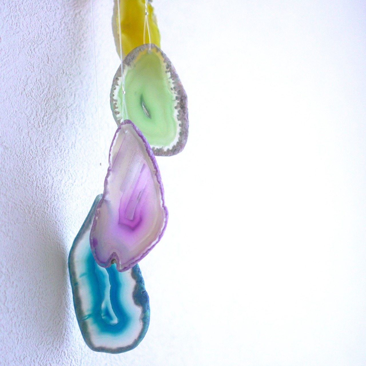 Clear Rainbow 13 - アゲートヒーリングチャイム / Agate Sun Catcher Wind Chime 440