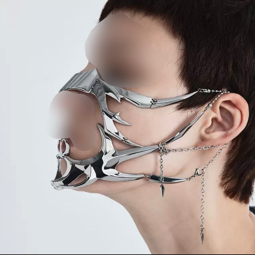 【予約】punk metal face mask 2set