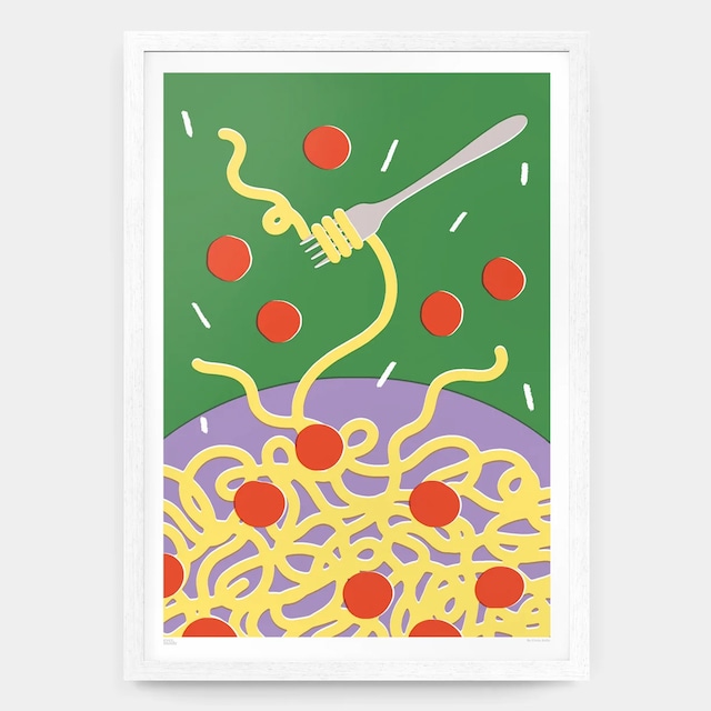 Evermade "Dinner"A3 (297×420mm) Art Print Artwork by Elena Boils