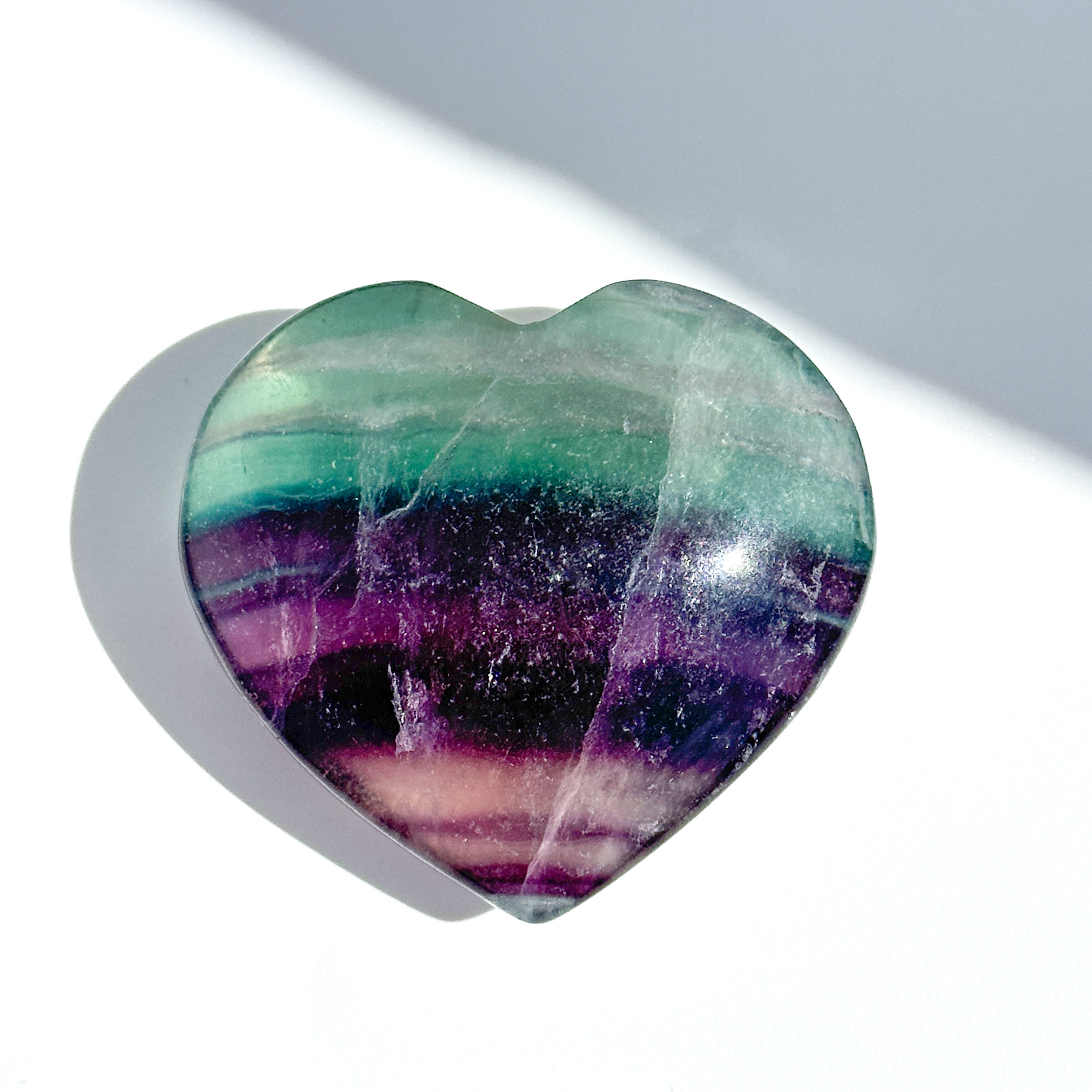 レインボーフローライト ハート31◇ Rainbow Fluorite ◇天然石・鉱物 レインボーフローライト ハート31◇ Rainbow Fluorite ◇天然石・鉱物
