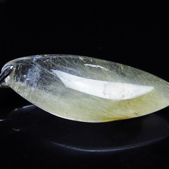 ルチルクォーツ ペンダント 一点物 メール便可 [M便 1/20] 112-13068