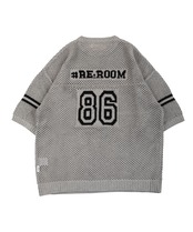 【#Re:room】NUMBERING MESH KNIT［REK124］