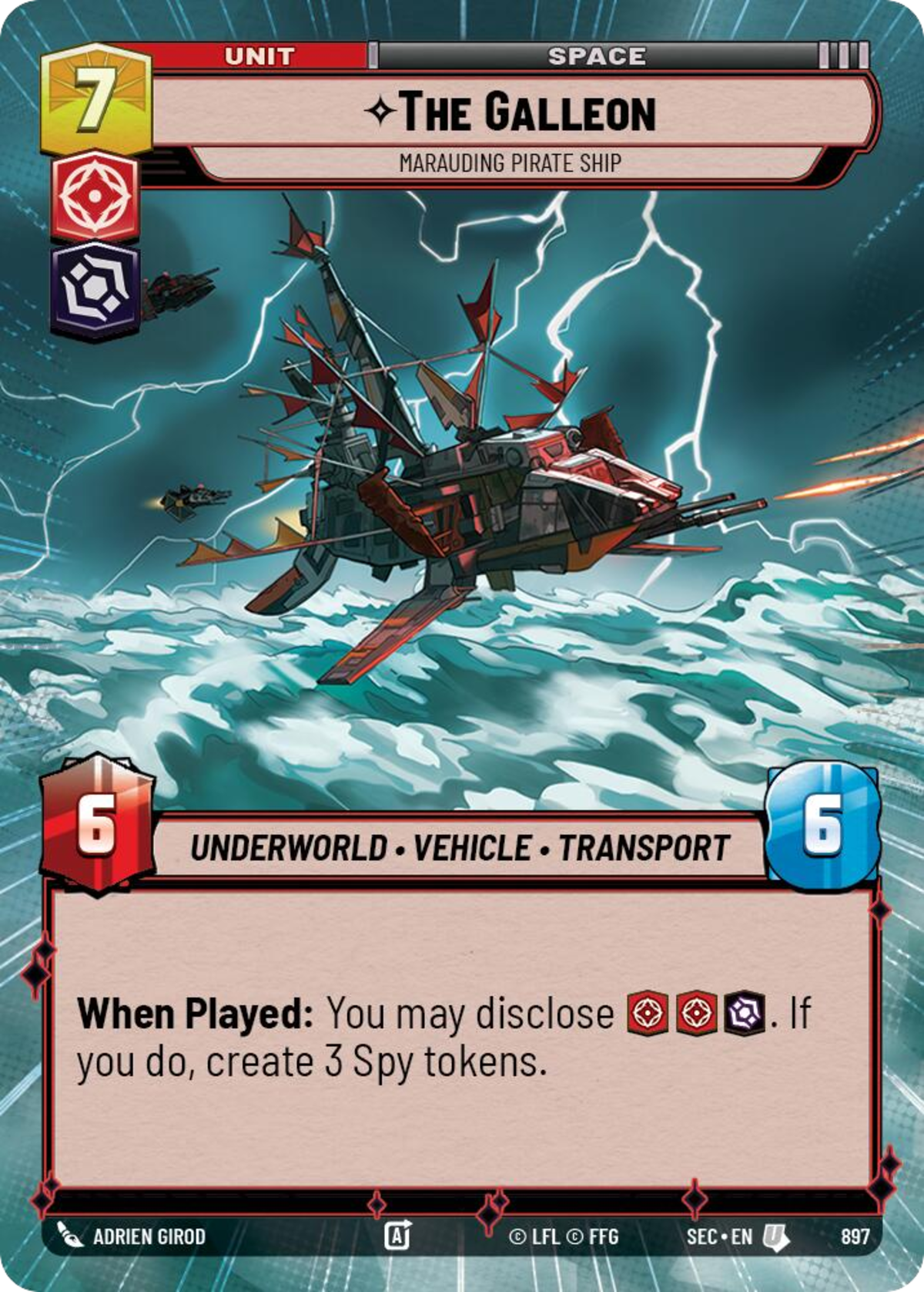 【SEC897】 The Galleon Marauding Pirate Ship | Asaka Fab