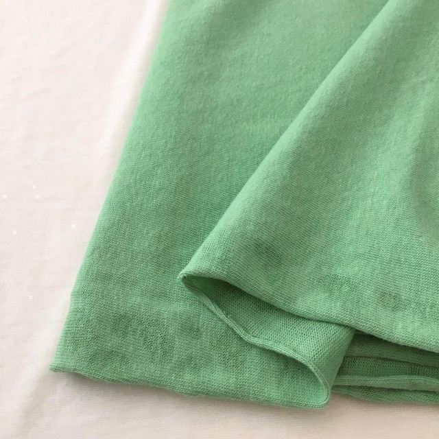 綿100%ラフィ天竺ニット生地-1m-curl tricot　KX/6806