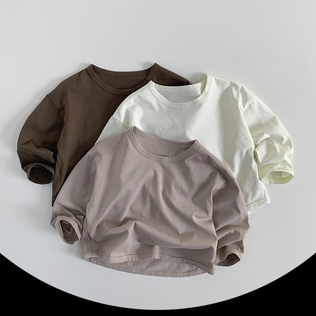 【80-130】春新作韓国風シンプル シャツ