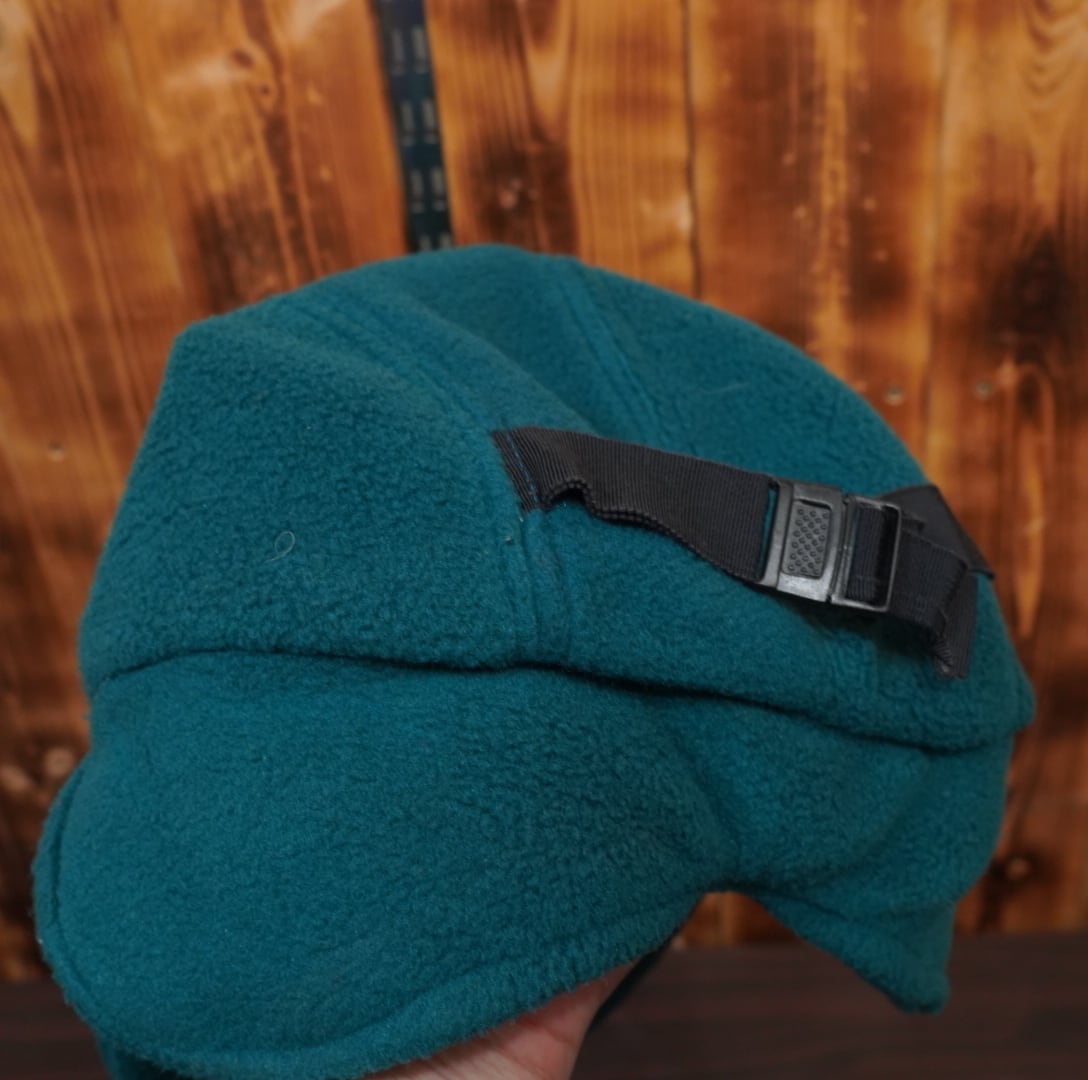 デッドストック 80s90s usa製 l.l.bean フリース 耳付き 2way キャップ