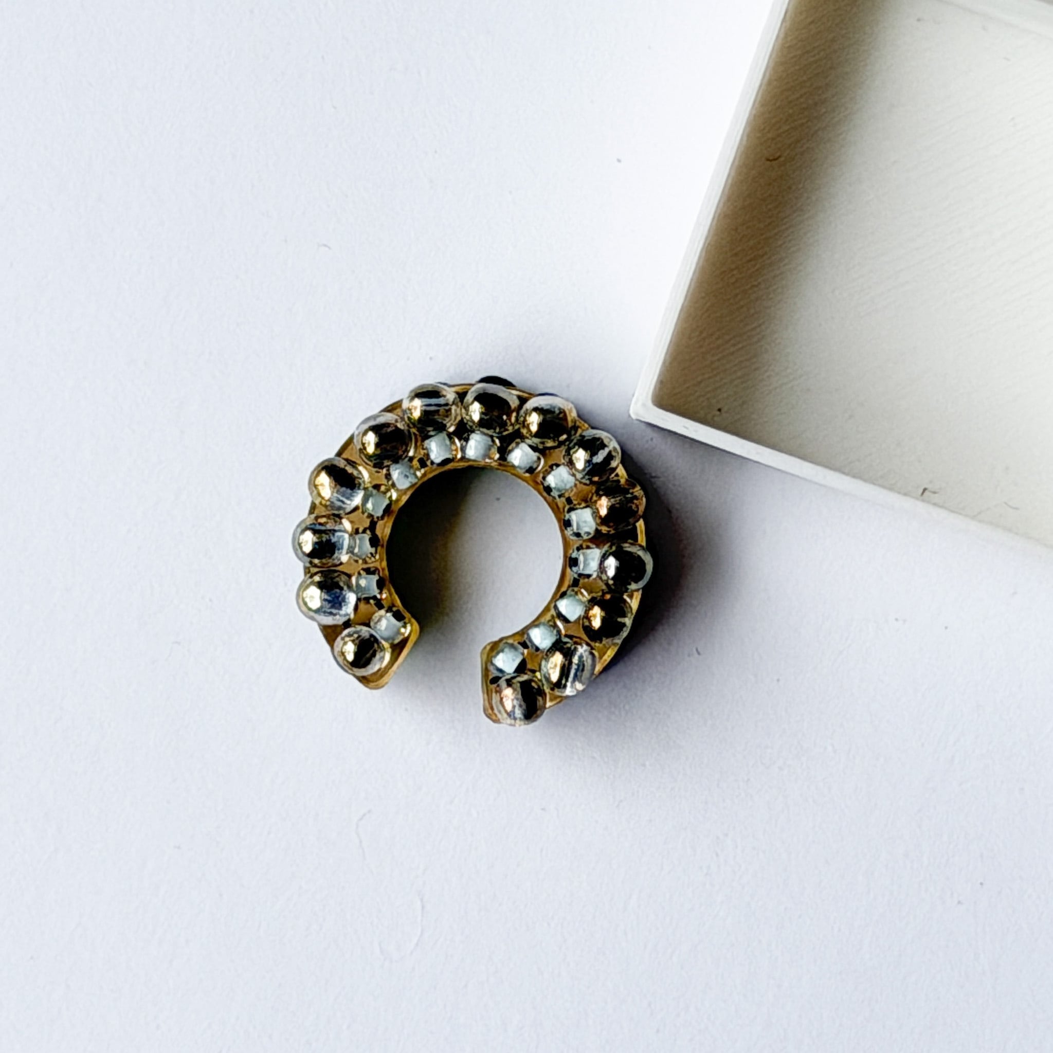 puzzle ring ear cuff 'bicolor' [17]