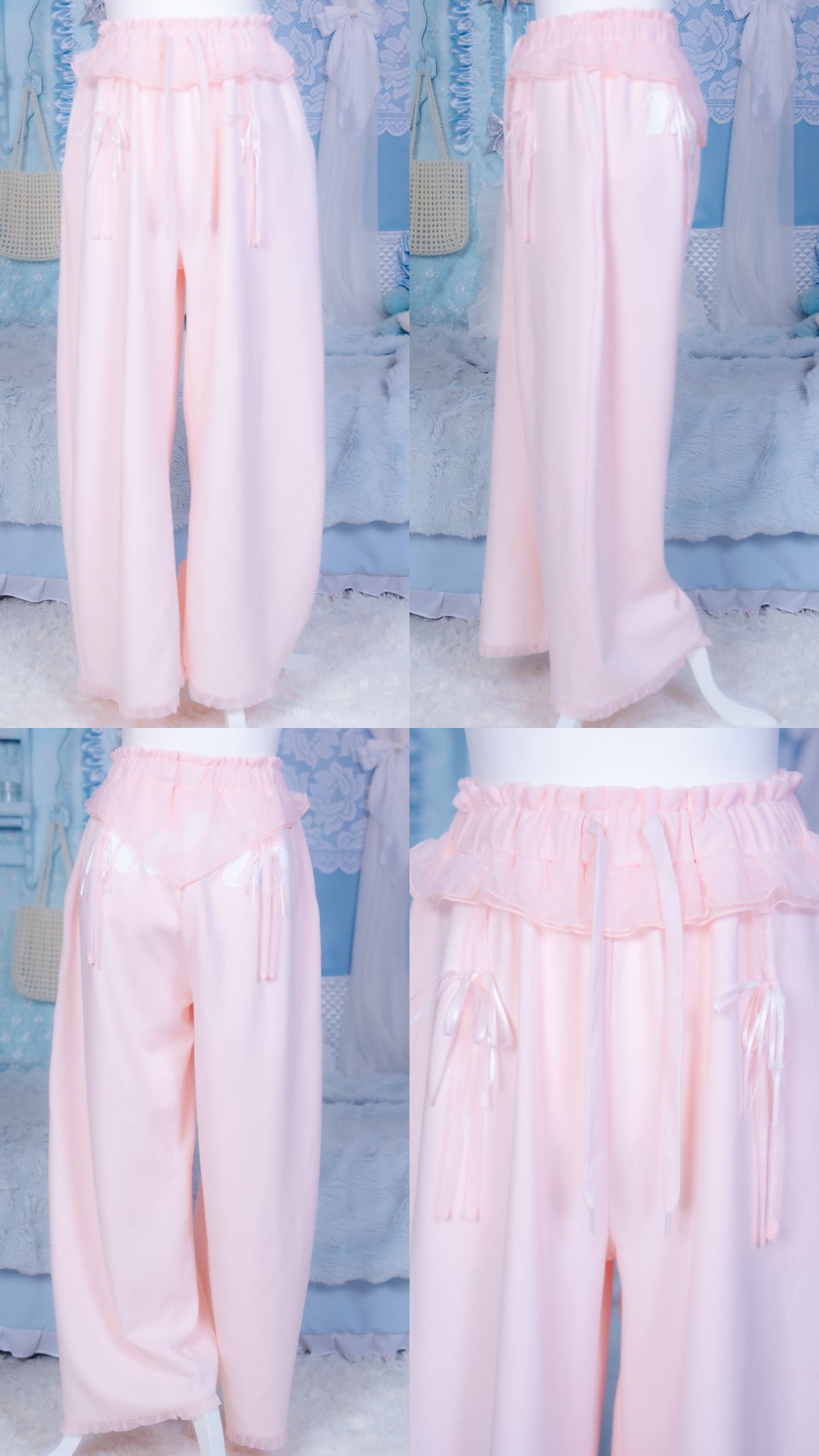 Dot Tulle Sweat Pants【10月中旬発送】