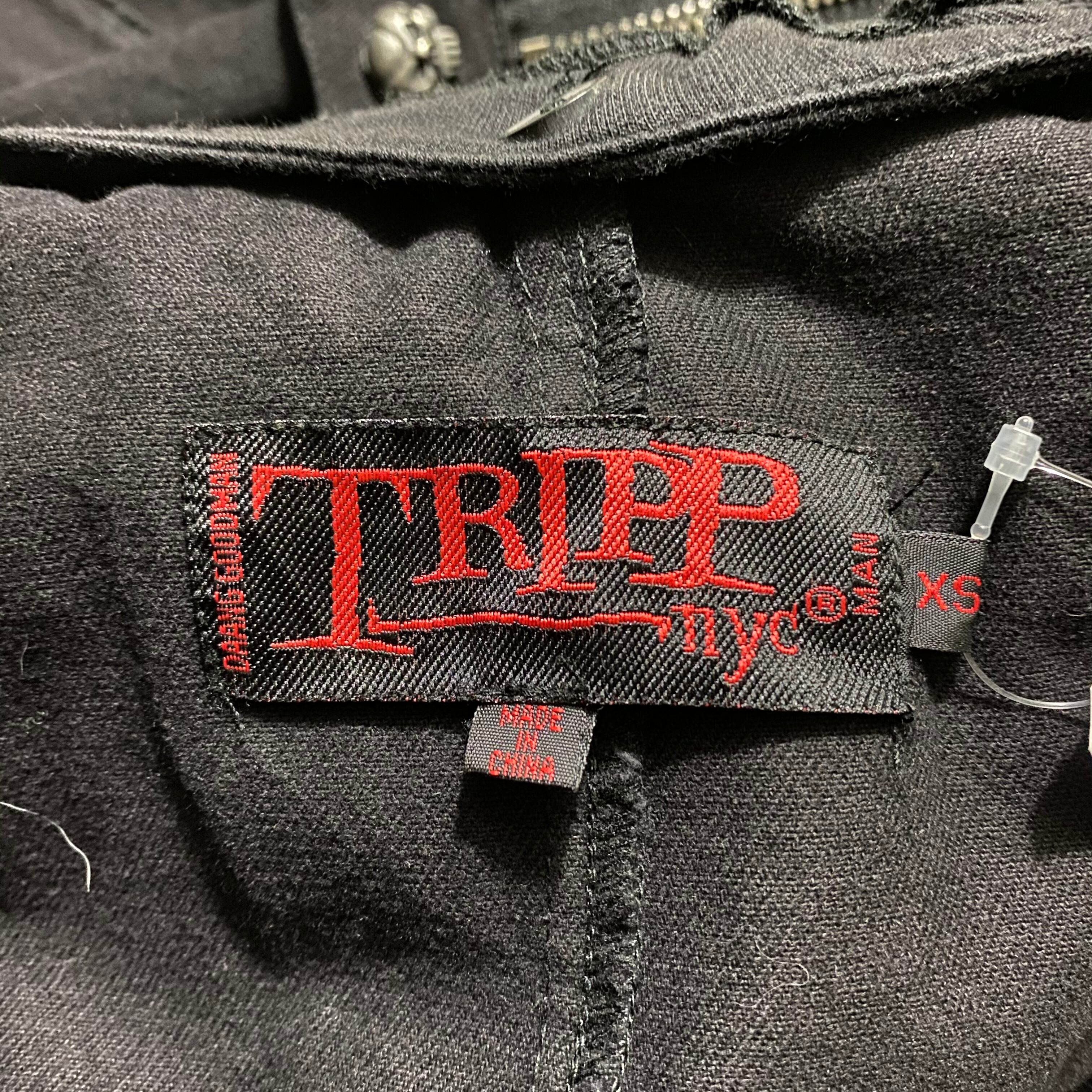 TRIPP NYC bondage maxi coat | NOIR ONLINE