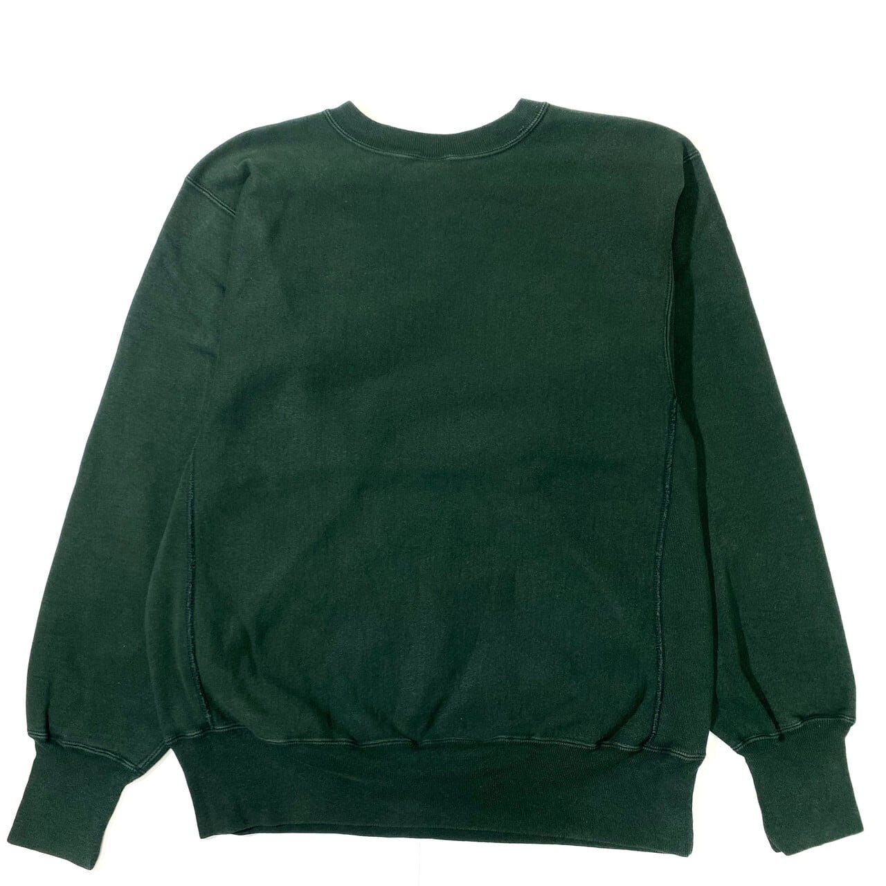 90年代 メキシコ製 刺繍タグ Champion チャンピオン Reverse Weave リバースウィーブ ワンポイントロゴ スウェットトレーナー ヴィンテージ グリーン メンズl 古着 スウェット Cave 古着屋 公式 古着通販サイト
