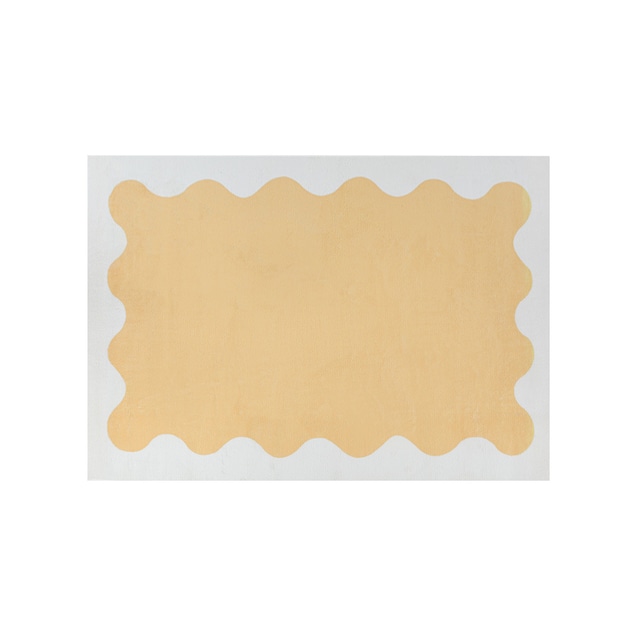 Cobi Yellow コビーイエロー ふかふかラグ 140×200