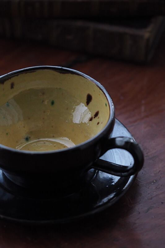 深みの黒 カップ&ソーサーセット-antique cup & saucer set