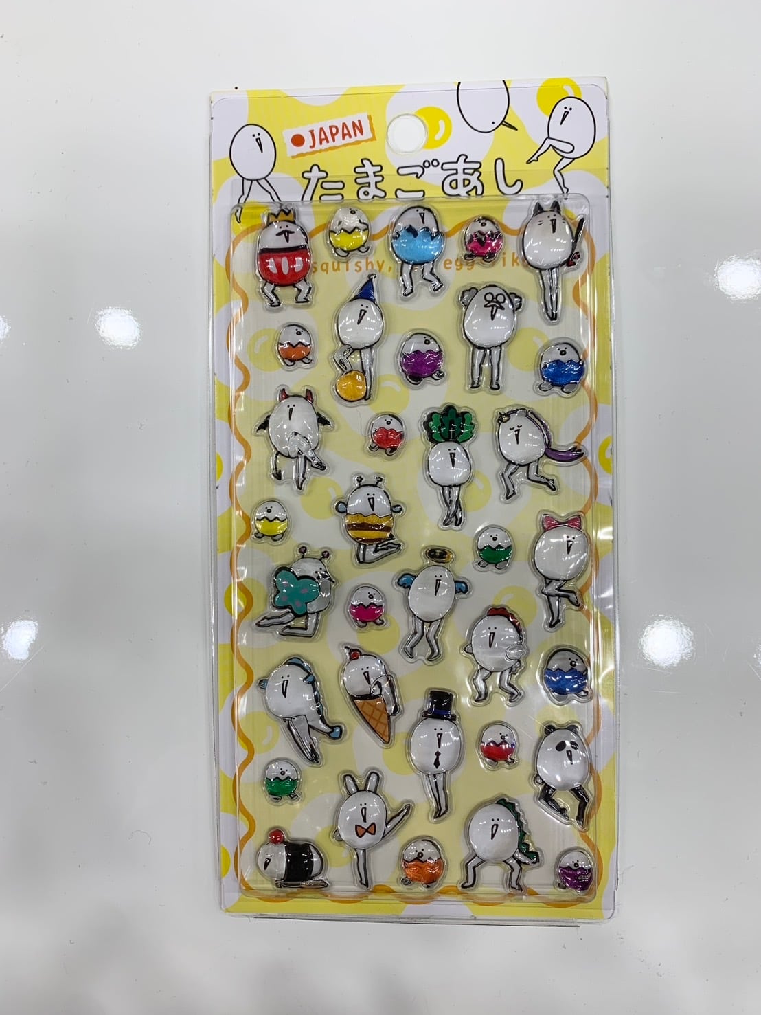 再販】たまごあしぷっくりシール ボンボンドロップシール ぼんぼん