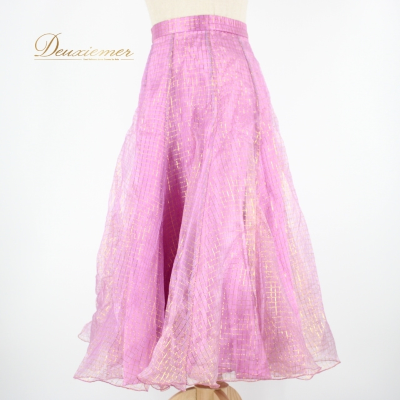 社交ダンス 衣装 スタンダード スカート レッスンウェア レディース オールシーズン Mamin マーミン パープル系 紫 練習着 透け感 ゴールド系 練習用 トップス おしゃれ デザイン スタイリッシュ 明るい色 合わせやすい 体型カバー 舞台衣装 パーティー バリエーション 透け感素材 軽やか 着心地 柔らかい ファスナー付き おすすめ クラシック 旬 イントラ用 勉強着 スポーツ 衣服