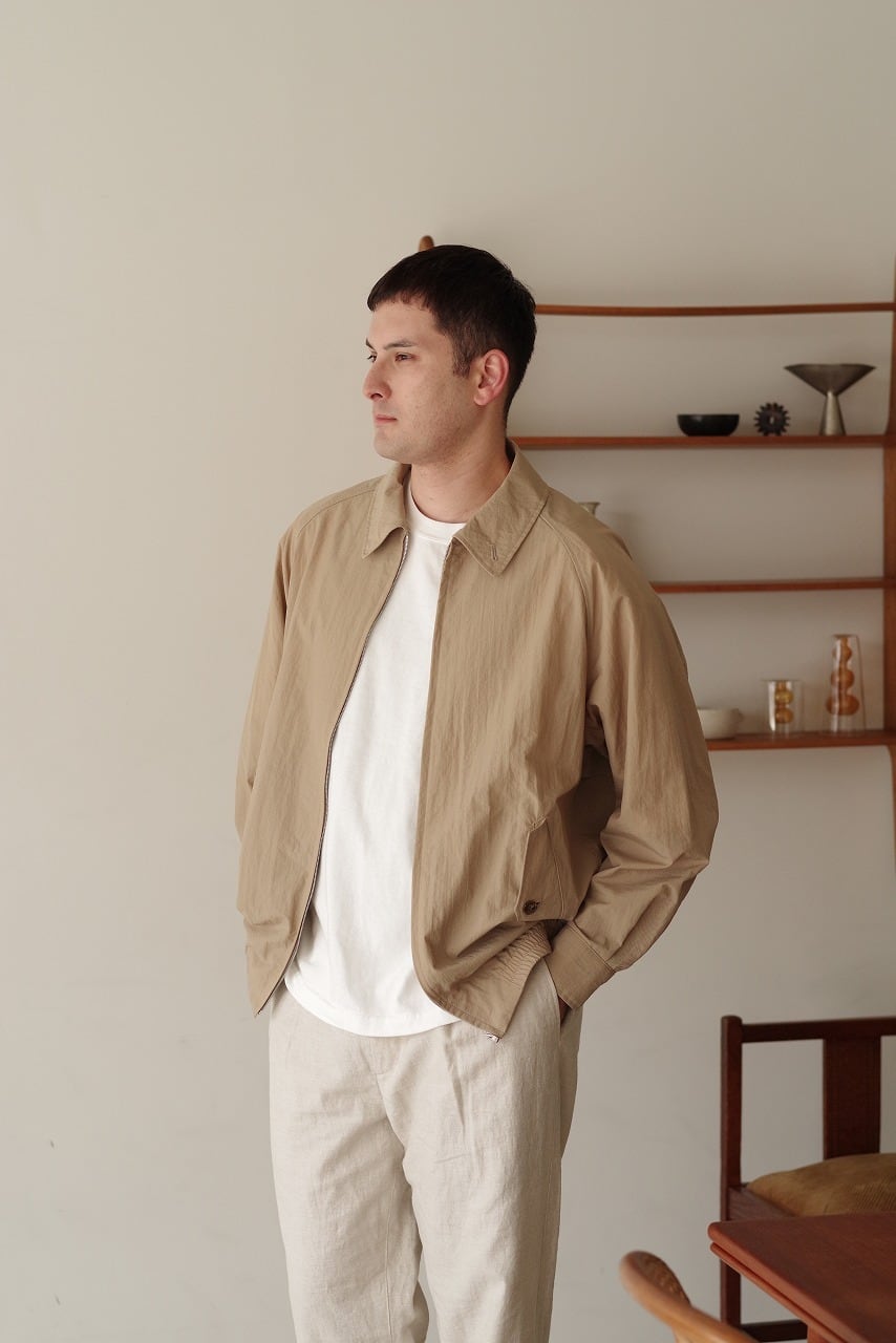 Nylon Ripstop Harrington Jacket