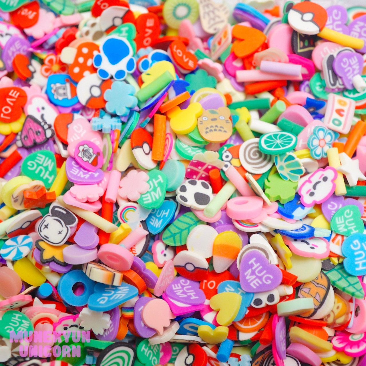 #F030 15%OFF【10g】ハッピーミックス ポリマークレイ トッピング/フレーク10gパック