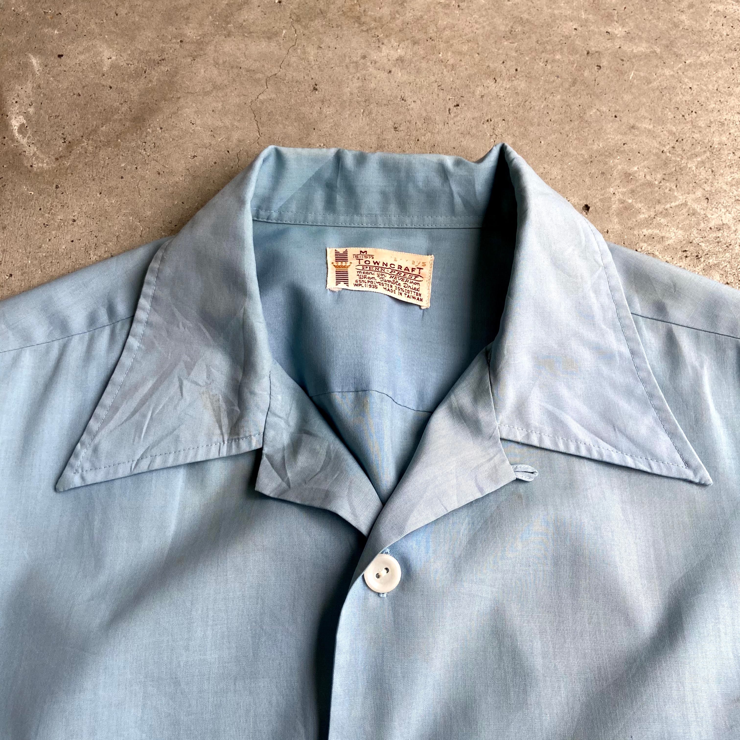 TOWNCRAFT/タウンクラフト】50S LOOP COLLAR SHIRT 柄シャツ/半袖-