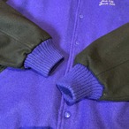 Hard Rock Cafe ウールスタジャン　紫×黒　刺繍　ハードロックカフェ