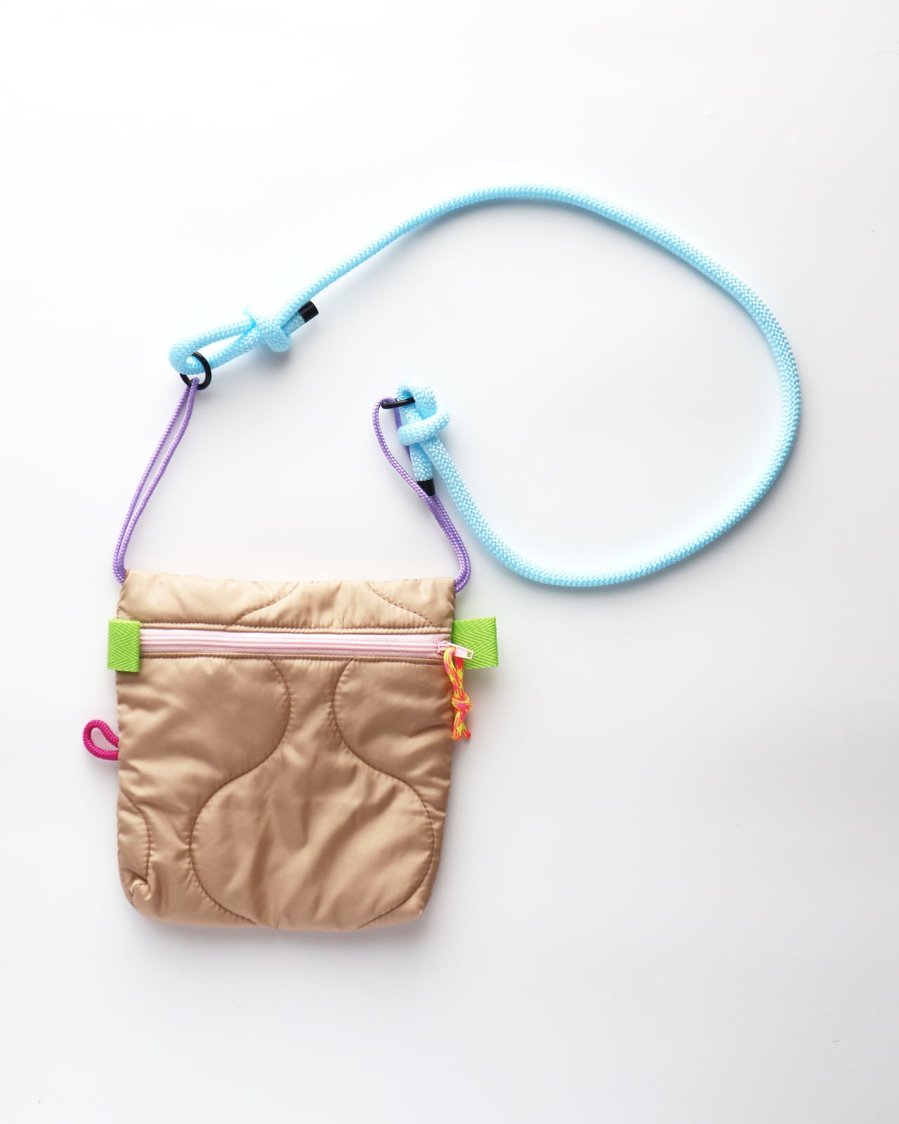 Phéeline フランス・ハンドメイドのミニショルダーバッグ/ ベージュ