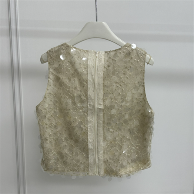 スパンコールショートトップス　10459