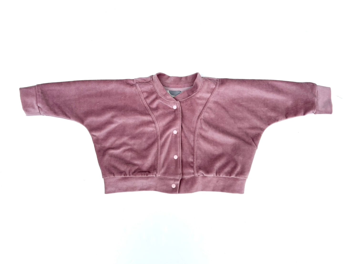 【26AW】mimipoupons(ミミプポン)ベビーカーディガンPINK 12m、18m