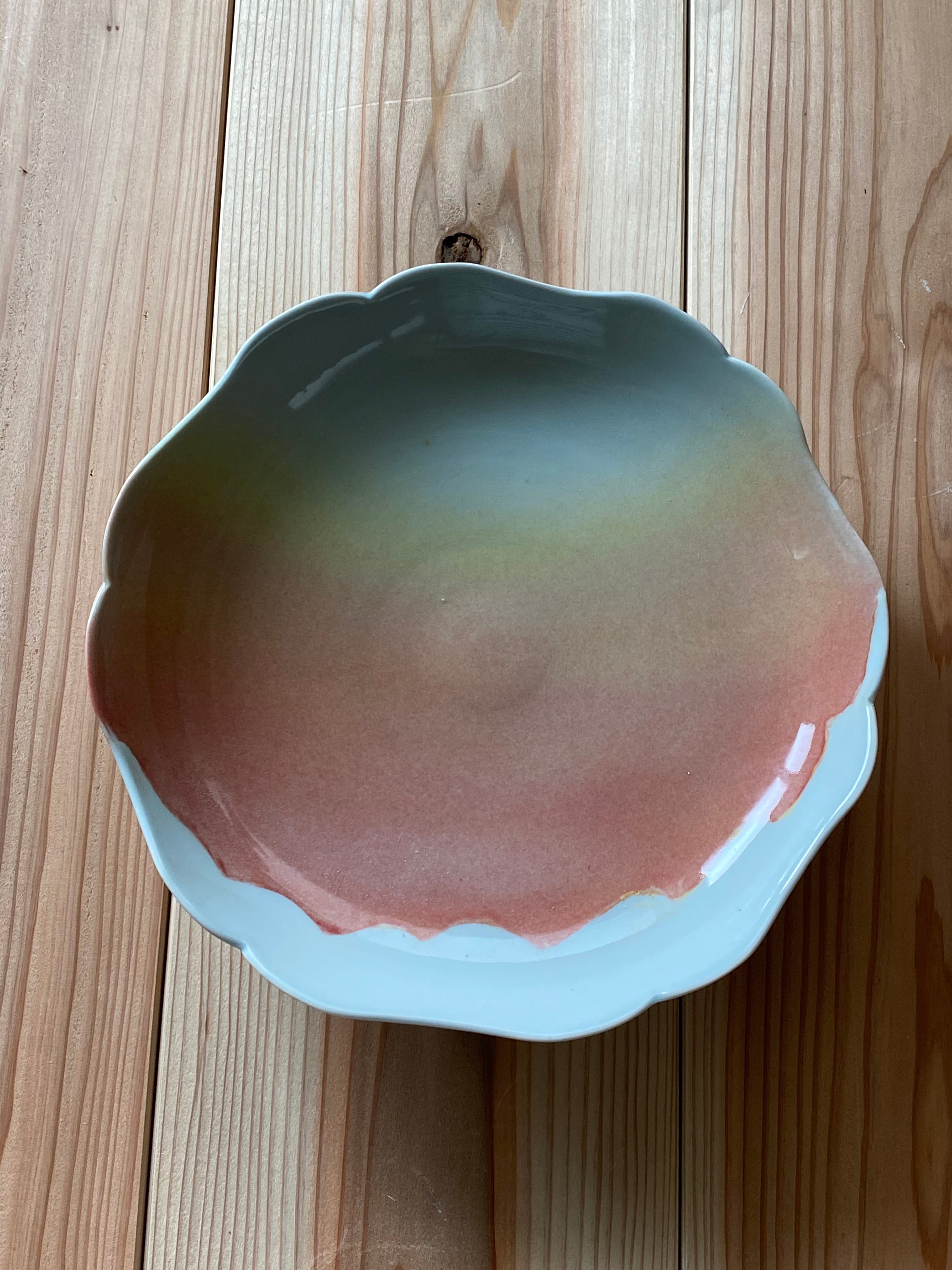 紅8寸深皿 | 惣次郎窯