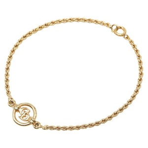 ディオール CDロゴ ブレスレット ゴールド メッキ レディース Dior 【中古】