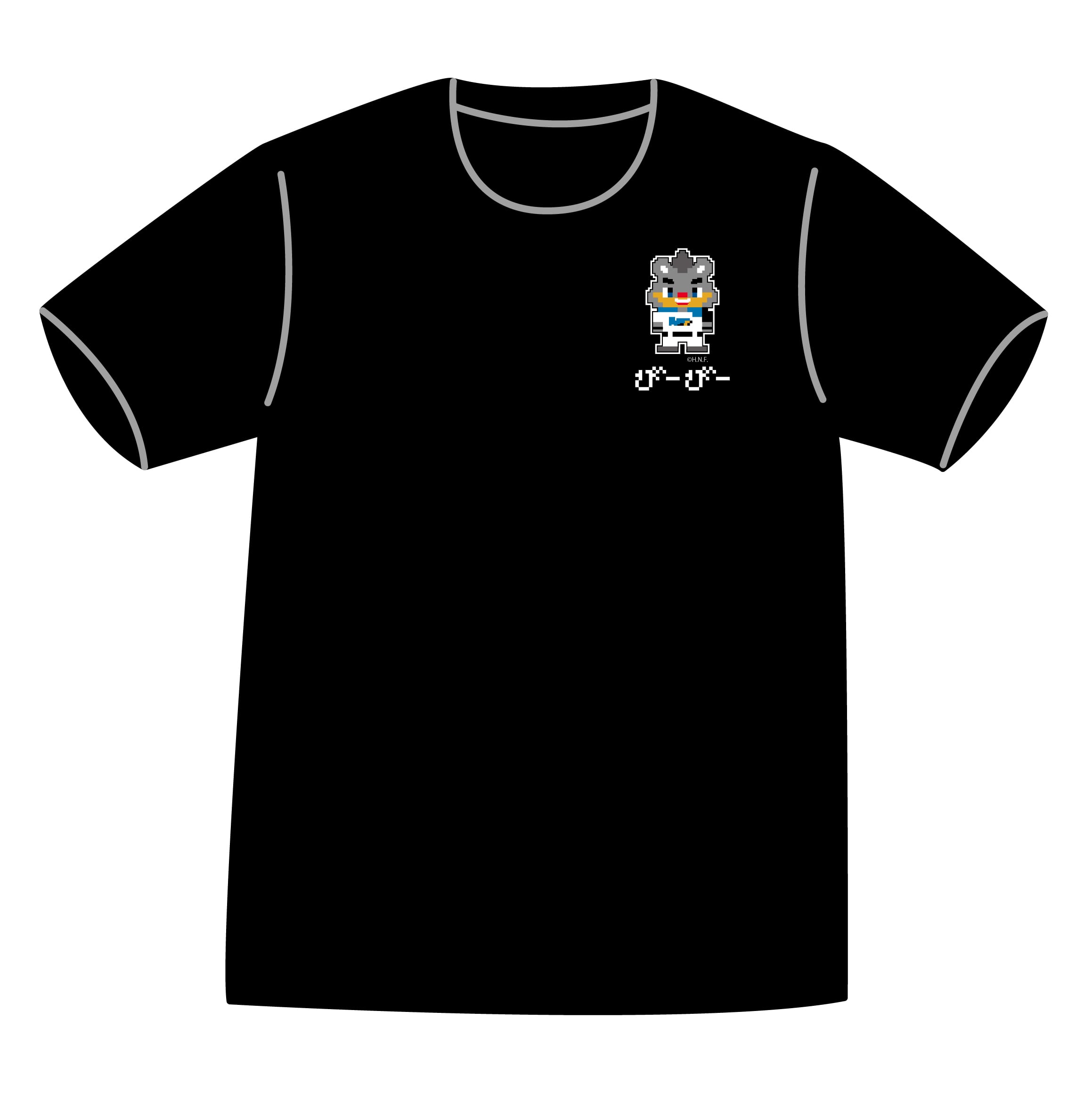 ドットファイターズ 「 びーびー 」  Tシャツ ブラック