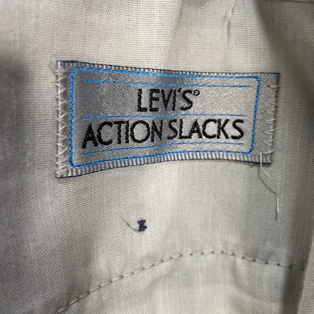 80s Levi's リーバイス アクションスラックスパンツ ネイビー L相当