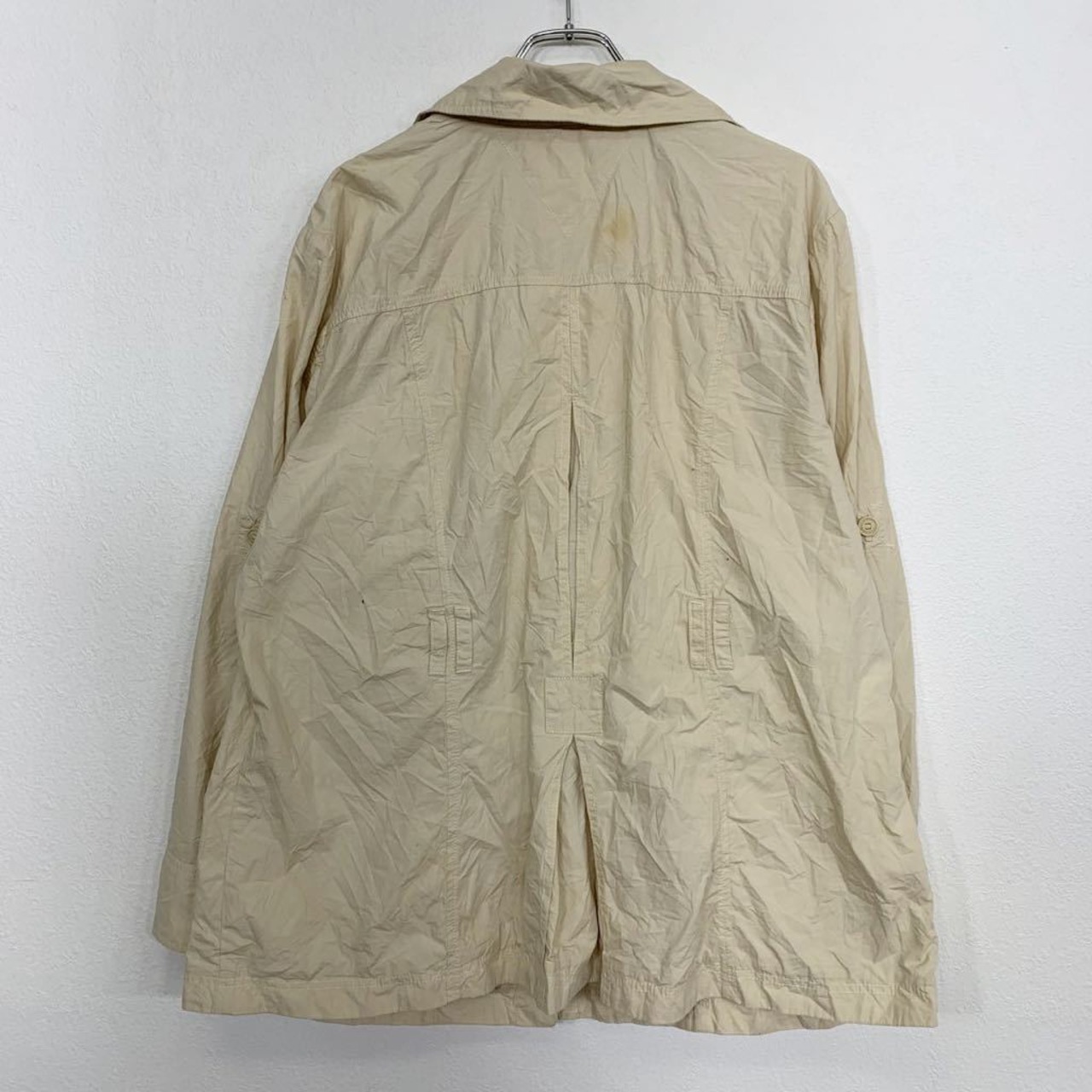 TOMMY HILFIGER サファリジャケット レディース 2X ベージュ トミー 