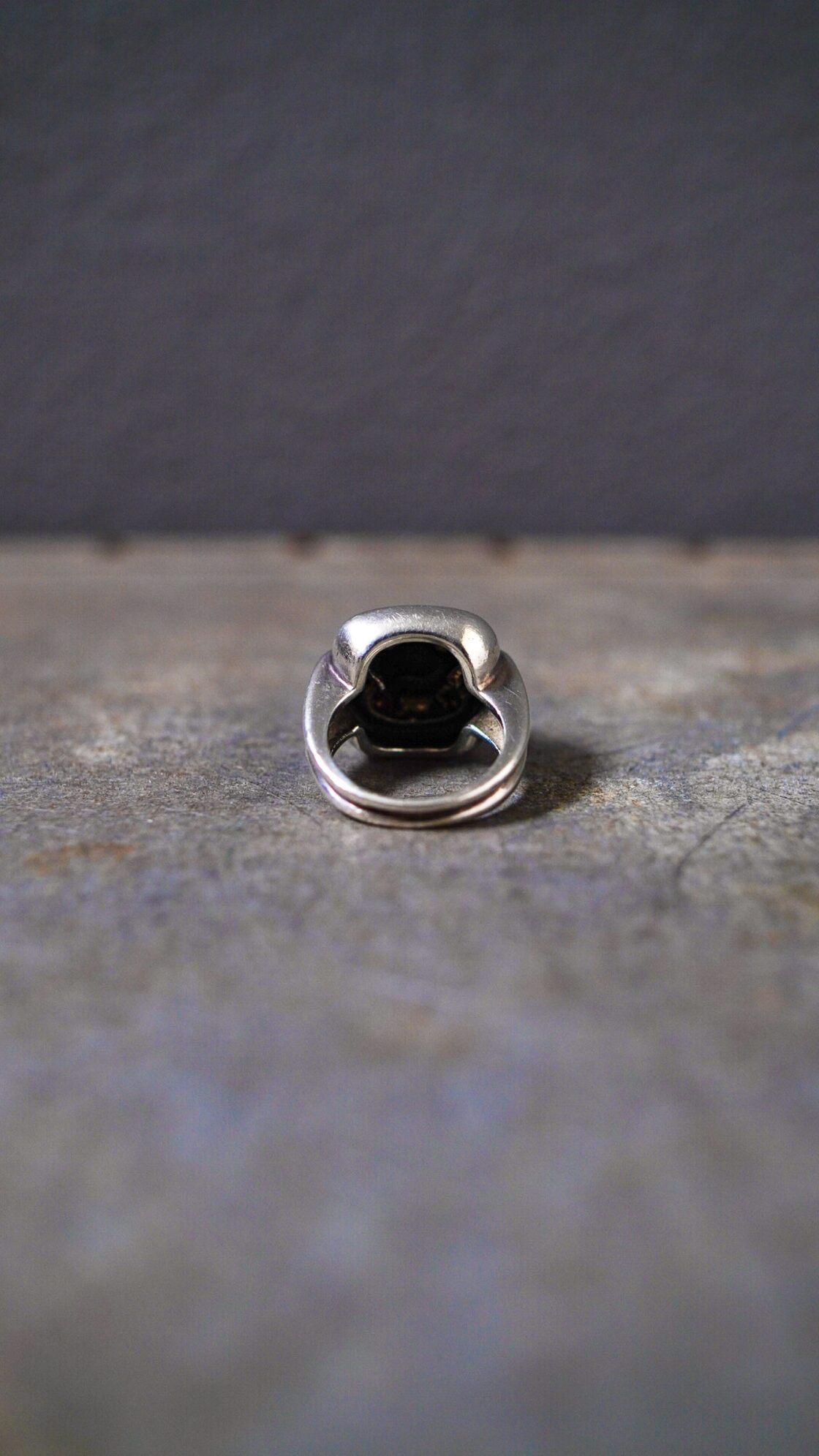 VINTAGE】TIFFANY&Co. ティファニー ブラック オニキス スクエア 