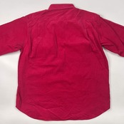 90s Christian Dior SPORTS クリスチャンディオール コーデュロイ 長袖シャツ M/ビビットピンク レディース ビンテージ