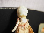 薄オレンジワンピースのビスクドール　ジャパンビスク 画像10