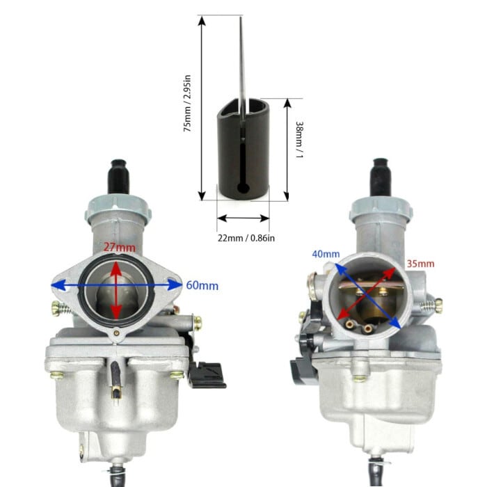 パーツ HONDA CG125 キャブレター PZ27 27mm Honda CG125 CG150 CG200 CG250 CG300 ATV