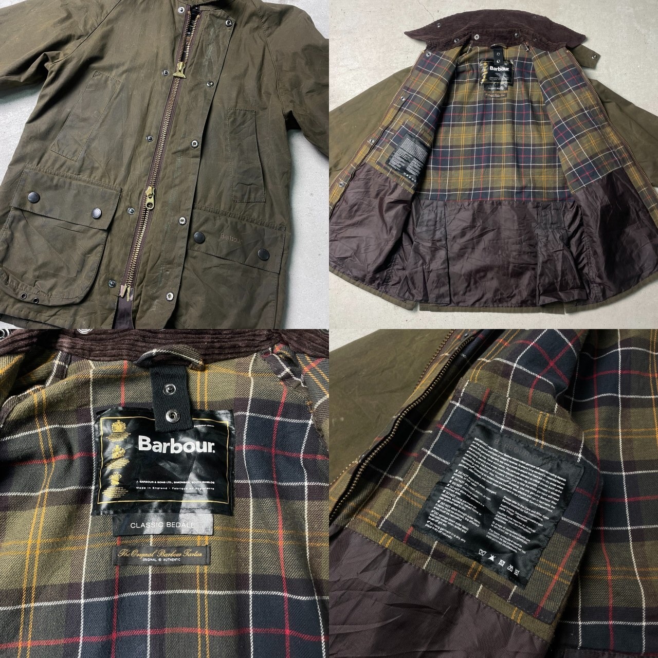 00年代 英国製 Barbour CLASSIC BEDALE バブアー クラシックビデイル 