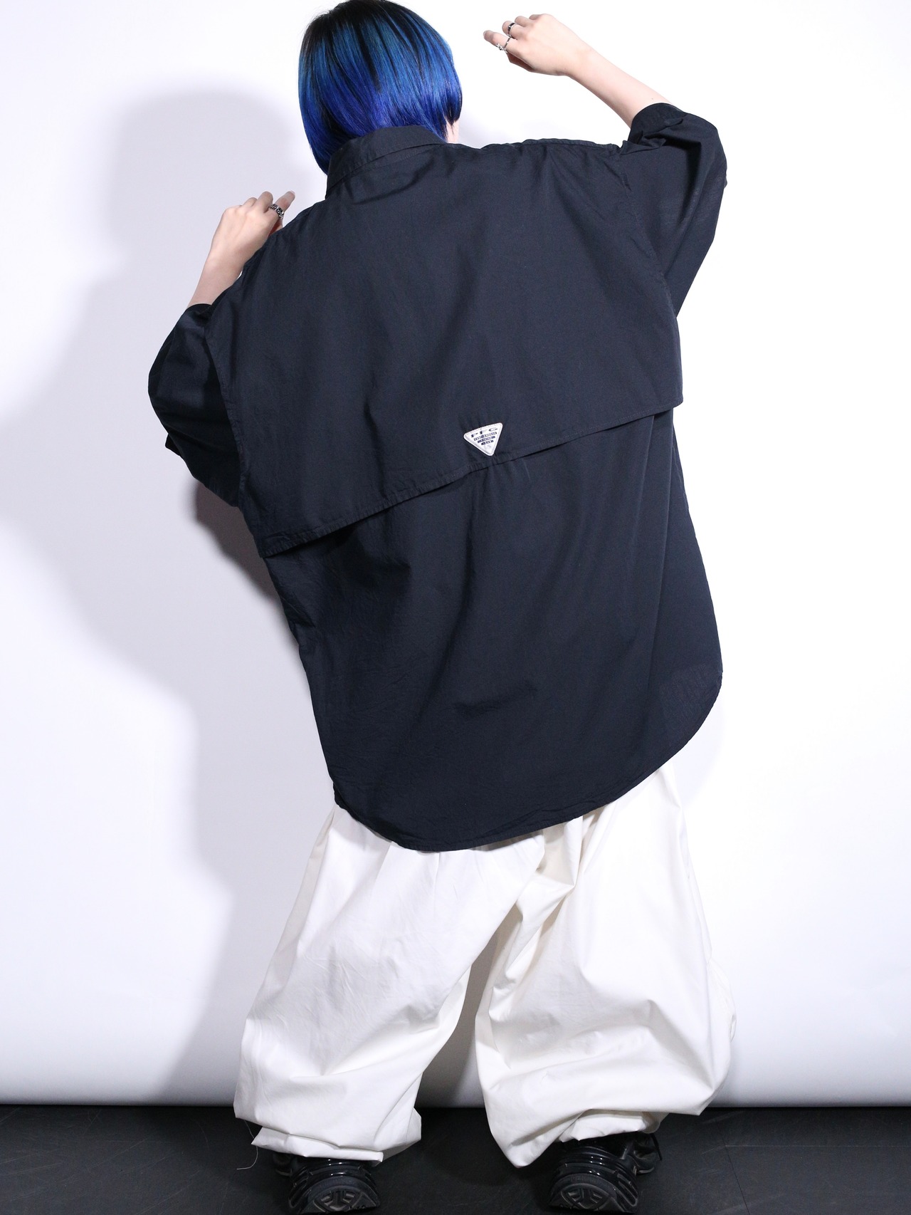 “COLUMBIA” black oversized PFG fishing shirt - 5