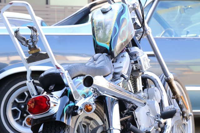 -03スポーツスター専用Cobraシート［ダイヤモンド＆ボタン］本革 (ssD04)