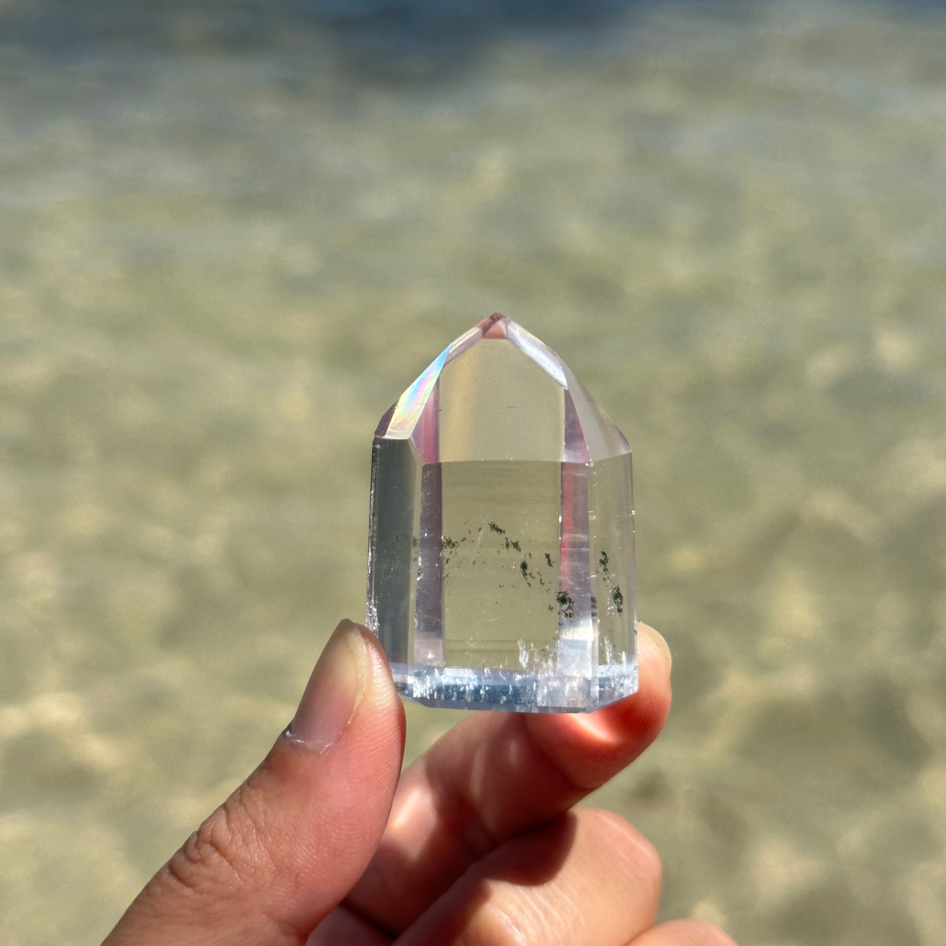 ブラジル産 水晶】ミニ ポイント タワー｜ロッククリスタル・一点もの