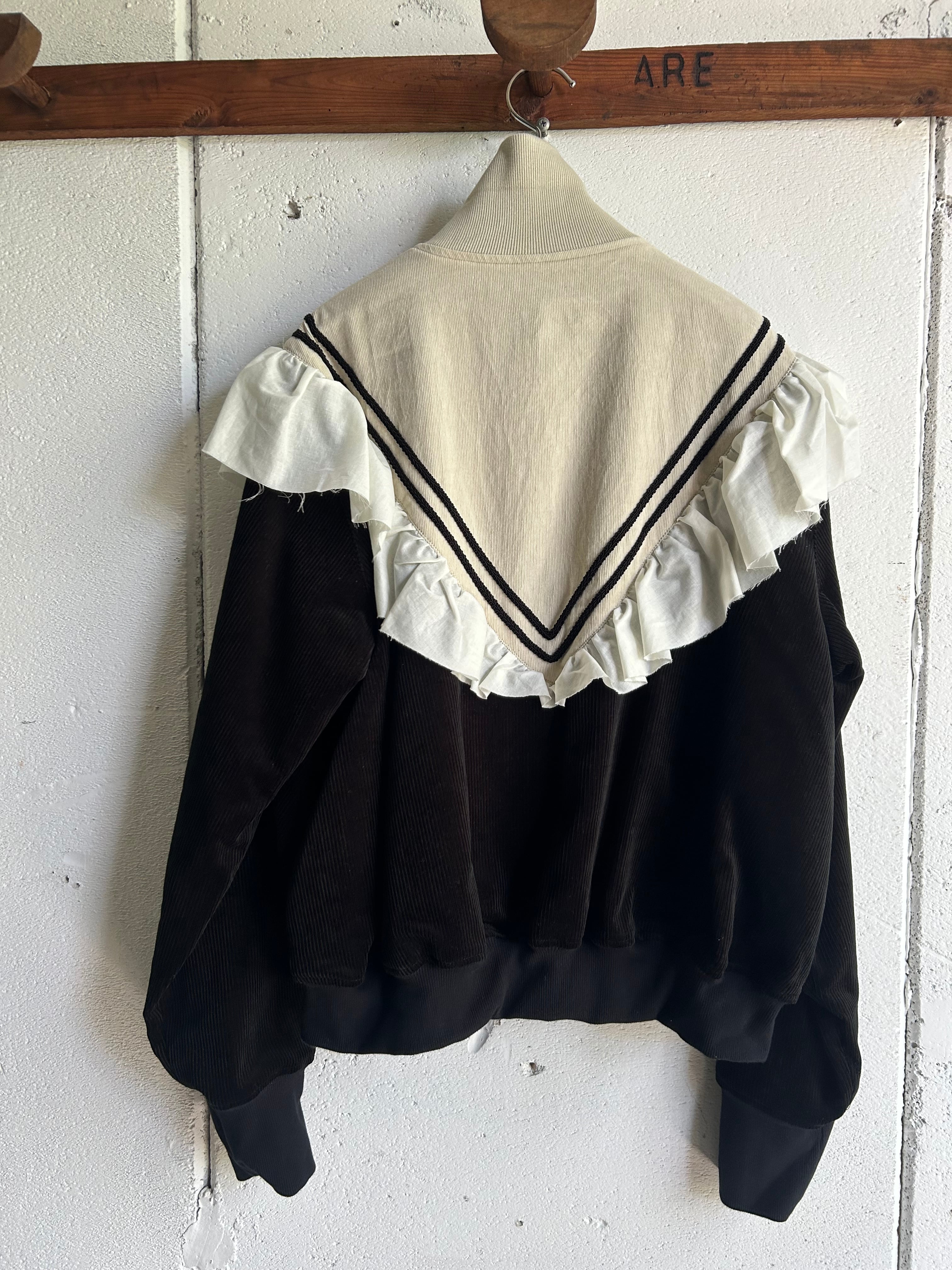 tanaka daisuke frill corduroy track jacket | AAR