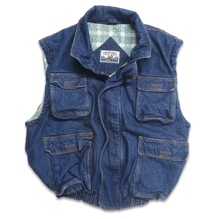【希少】70s Lee 101-J カットオフ デニムベスト サイズ38LONG デニムベスト 古着屋さん 希少】70s Lee 101-J カットオフ デニム