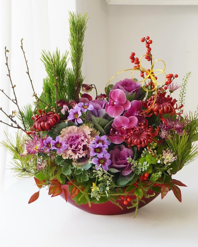 お正月アレンジL おまかせ ※器変更可能性あり