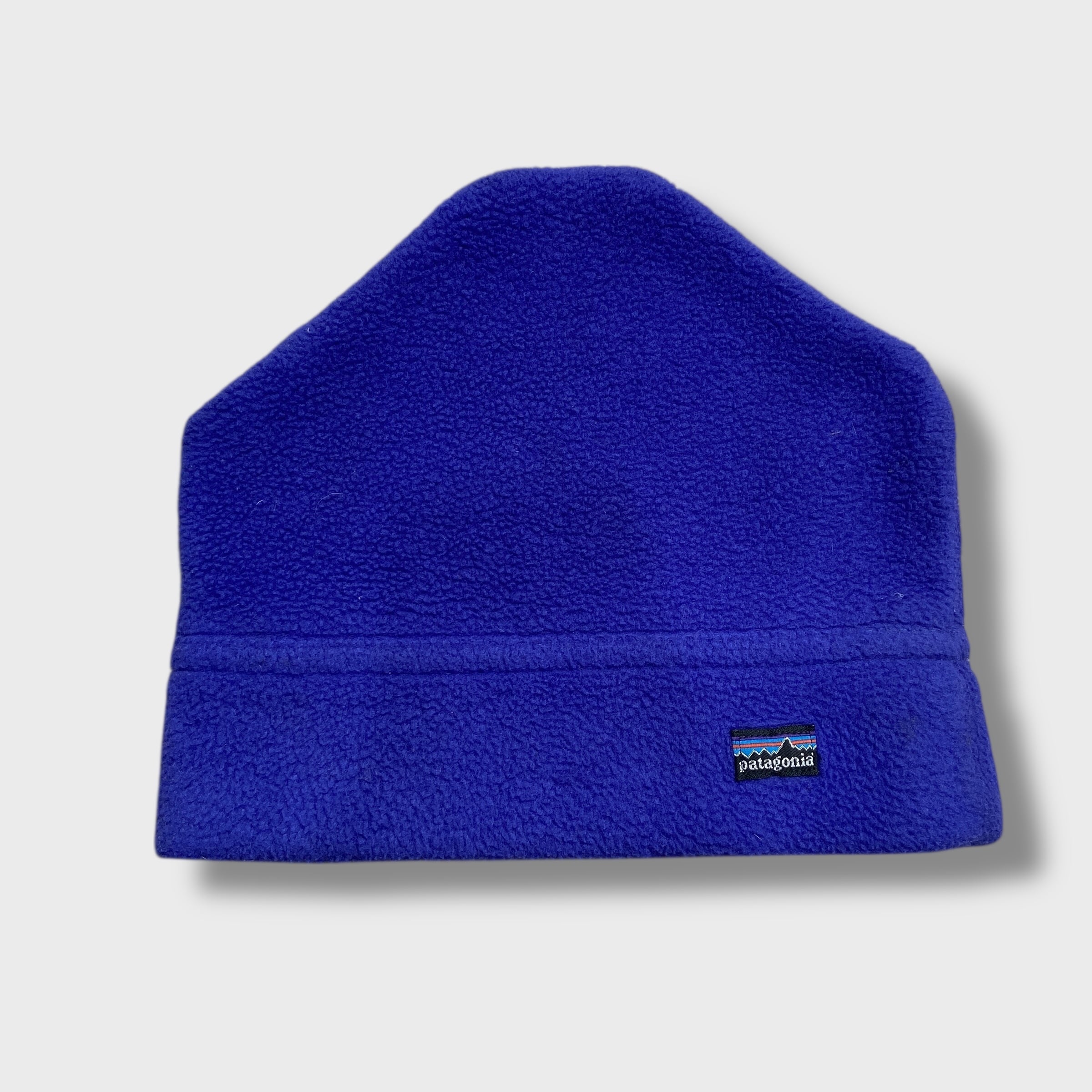 Patagonia 90sフリース ニット帽 ビーニー　デットストック 90年代 USA製 patagonia パタゴニア フリースビーニー ブルー | 古着屋 Uan