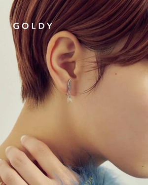 GOLDY/ゴールディ/アシンメトリー トゥィグ イヤリング/アクセサリー/2240105【追跡可能メール便180円】