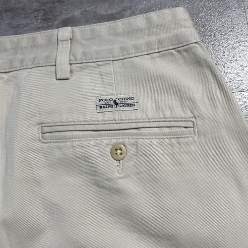 90s Ralph Lauren USA製 38/30 ベージュチノパンツ 詳細写真2