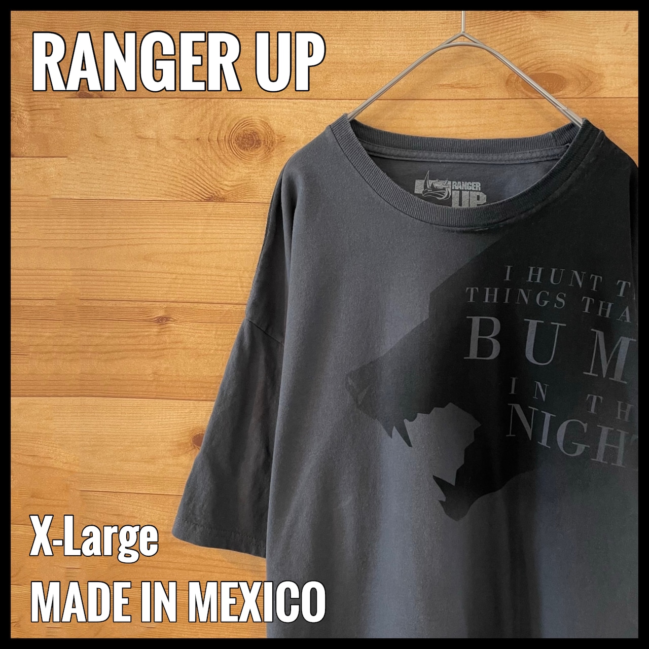 【RANGER UP】バックプリント sheepdog 半袖 Tシャツ XL ビッグサイズ グラデーション US古着 アメリカ古着