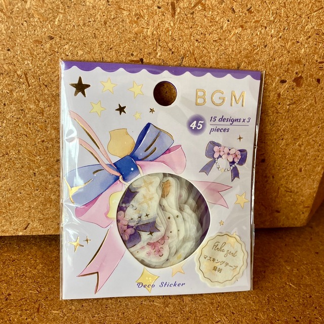 【旧価格安い！】BGM　箔押　鈴　フレークシール　BG21