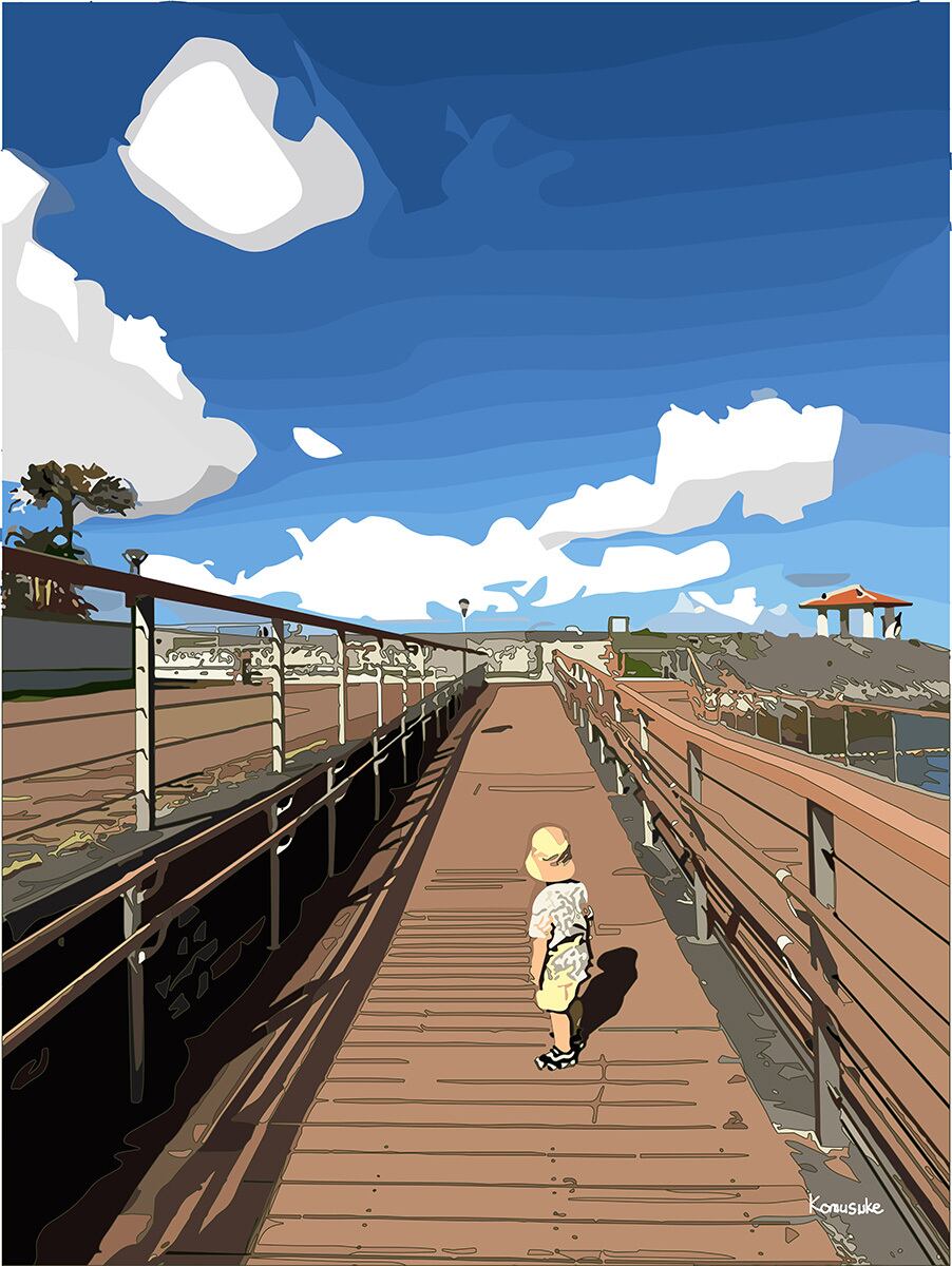 ◎02-029_-Chatan-Mihama(komusuke graphic)