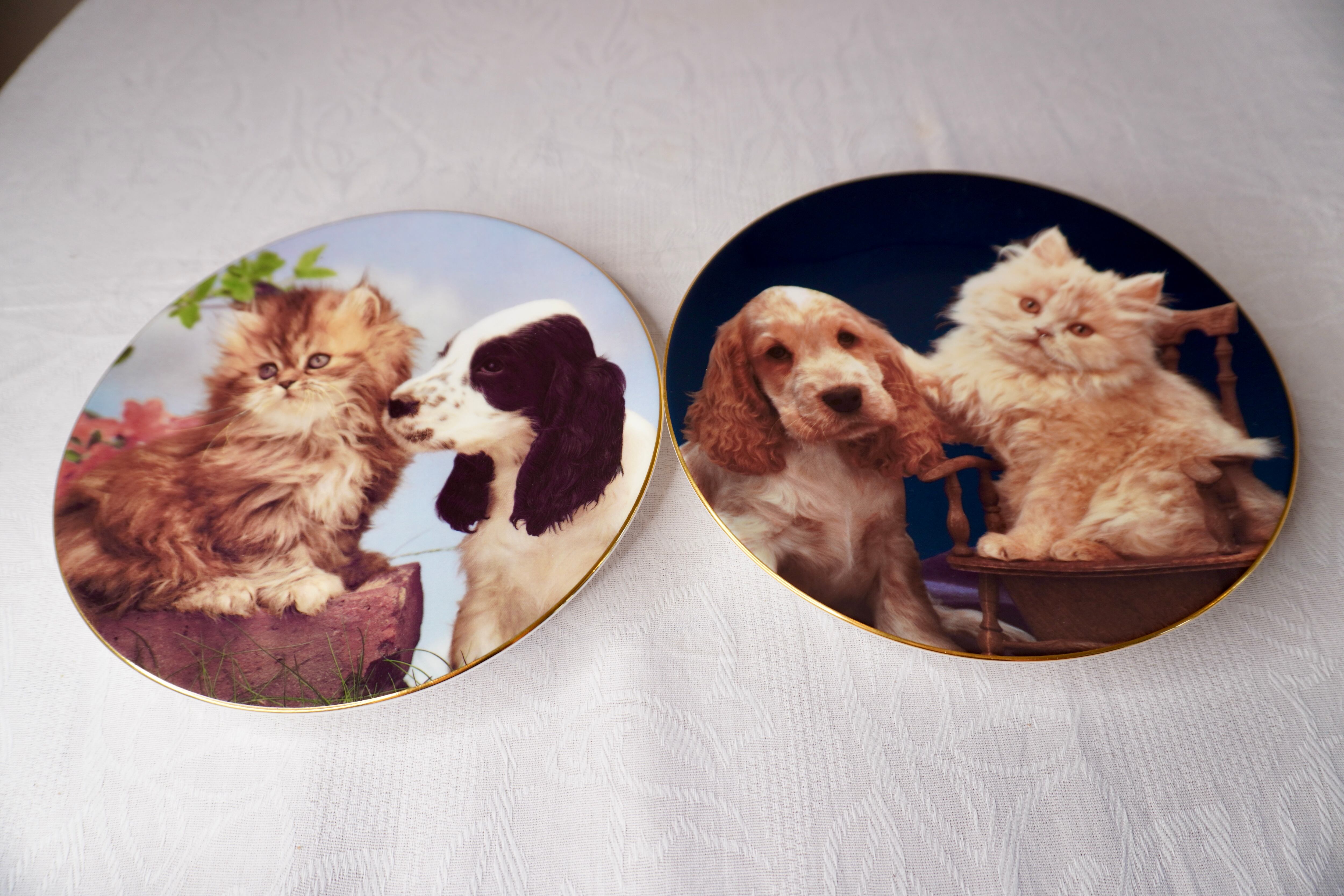 Franklin Mint 猫 絵皿 3枚セット コレクションプレート 【公式通販】