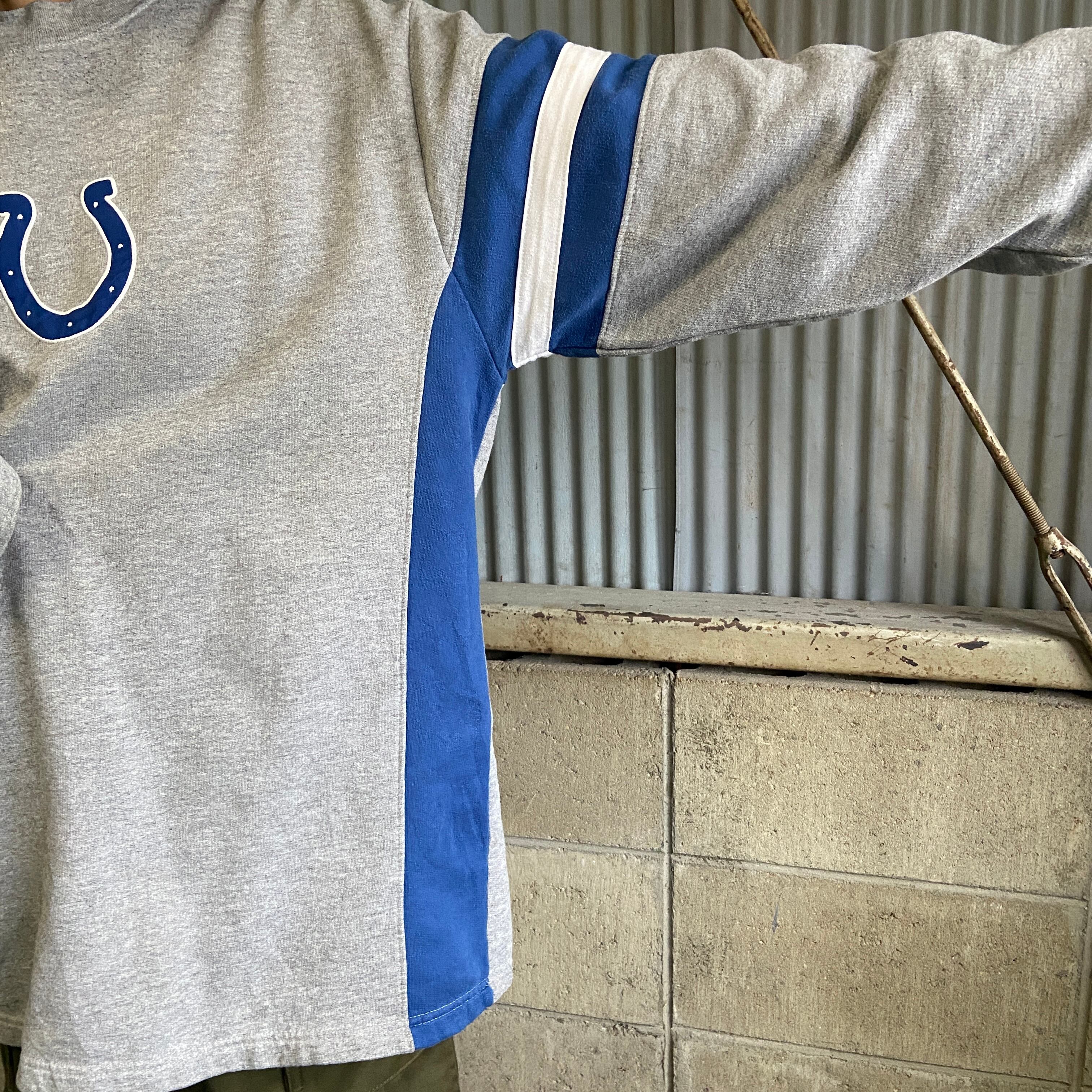 NFL インディアナポリス・コルツ チームロゴ刺繍 スウェットシャツ 