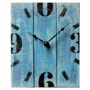 インテリア　メタルクロック Rustic Wood Wall Clock 8-inch -